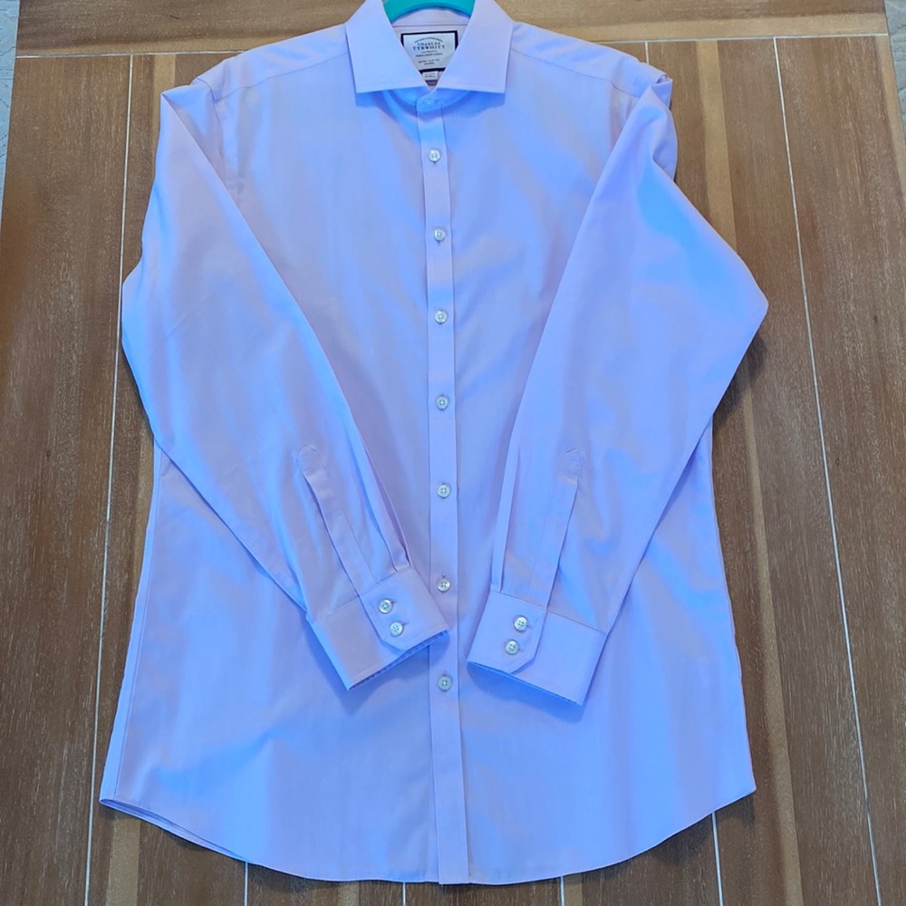 Charles Tyrwhitt Men’s Dress Shirt. Neck 16.5, Arms 35.